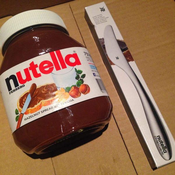 Le couteau à tartiner Nutella Stretcher ne laisse rien dans le pot