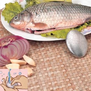 L’odeur de poisson ne résiste pas à ce savon d’acier