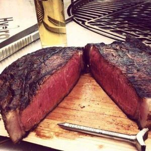 steak et thermomètre à viande sans fil steak champ