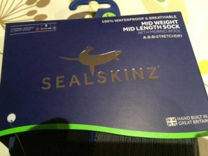 emballage des chaussettes Sealskinz