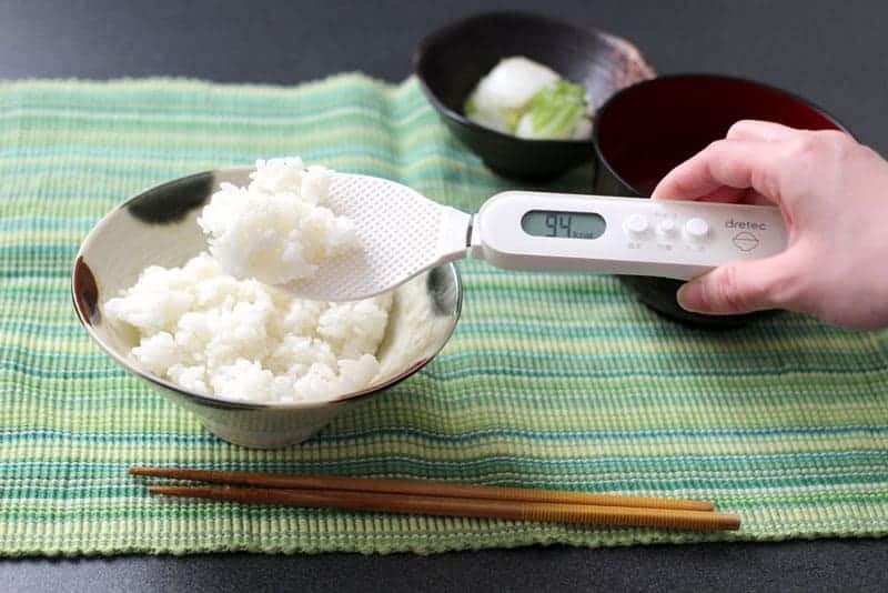 apport calorique du riz mesuré avec cuillère dretec