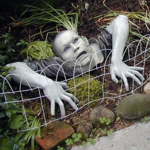 décoration zombie de jardin montclaire moors
