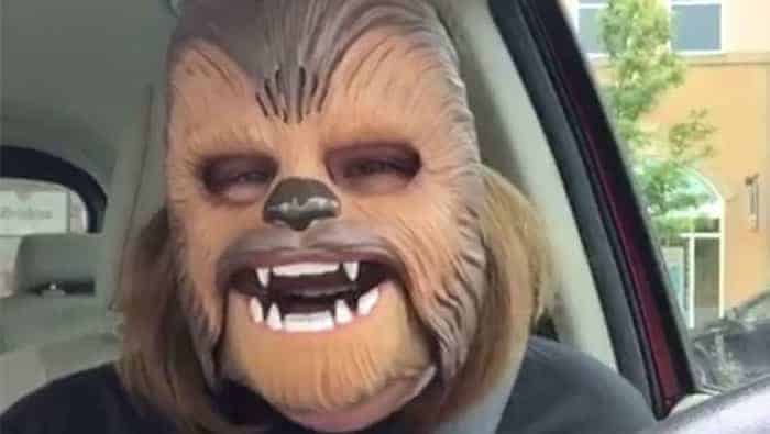 Le masque Chewbacca électronique qui a fait rire la planète entière