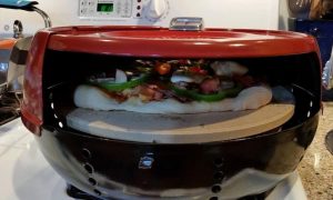 mini four à pizza à gaz Pizzeria Pronto Stovetop Pizza Oven de Pizzacraft