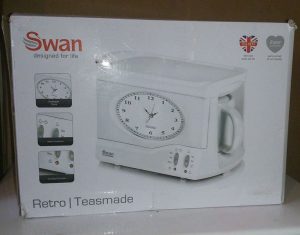 réveil machine pour faire le thé swan teasmade STM201