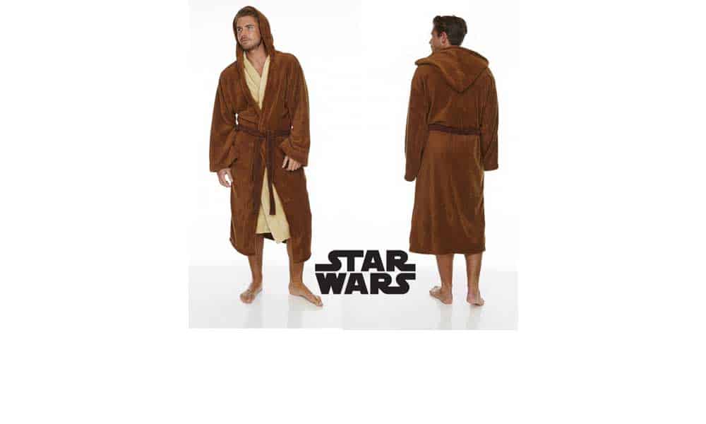 Visiter la boutique Star WarsStar Wars Robe de chambre unisexe à capuche en polaire pour adulte 