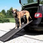 La rampe pour chien Trixie donne un accès pliable à la voiture