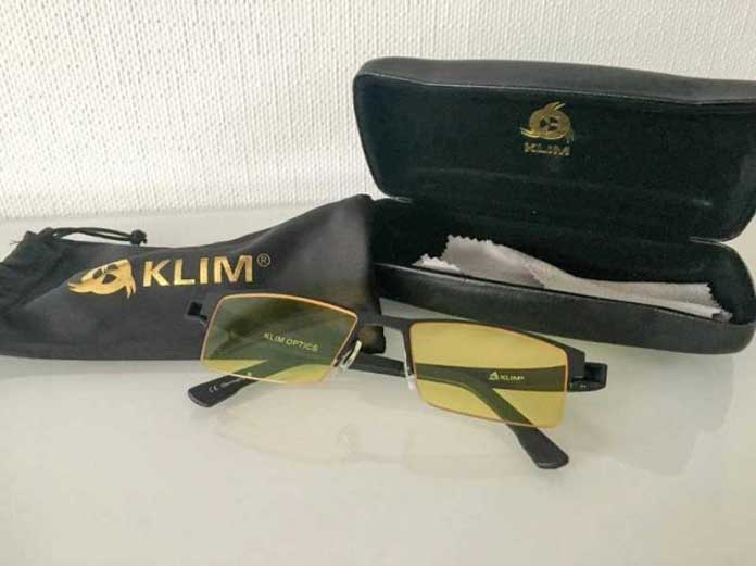 lunettes Klim Optics boite et étui